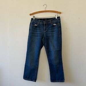 Nine West Bling Capri Length Jeans Size 8
